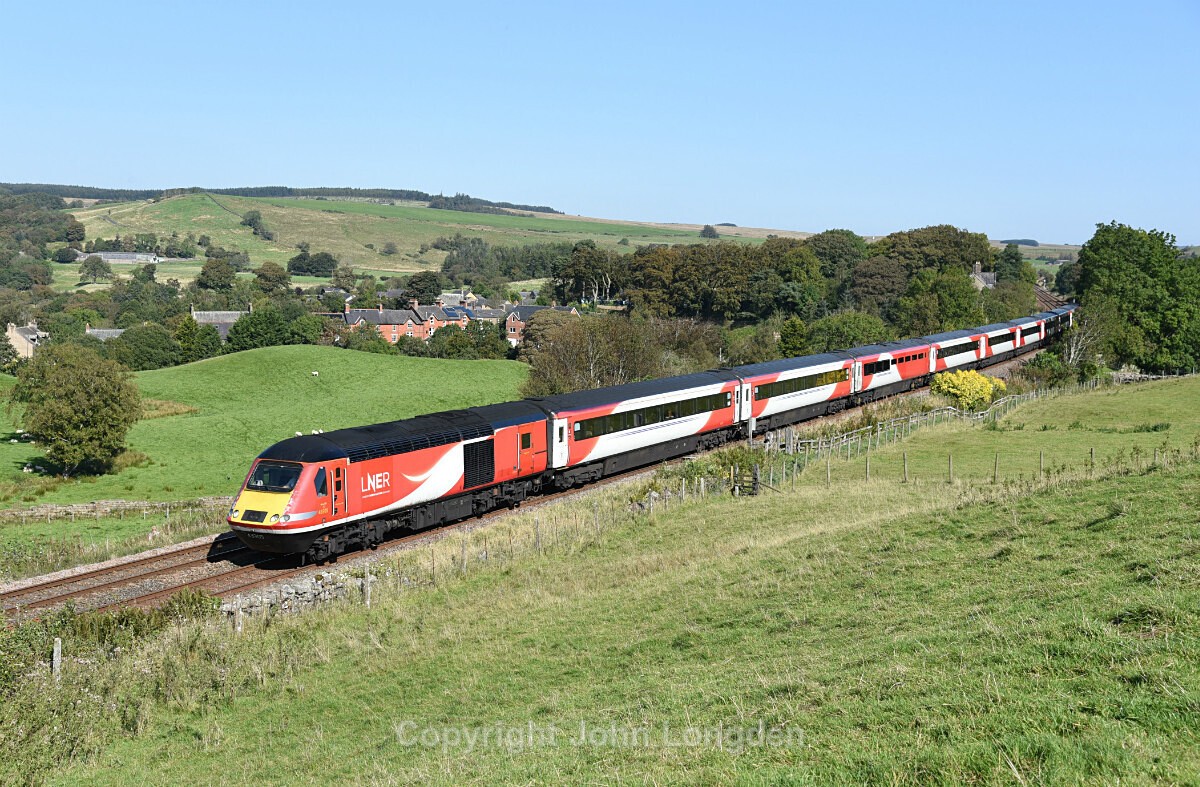 JL - 21.9.16 43305 1W10 09:25 London Kings Cross - Inverness, Gilsland - Tyne Valley (west to east)