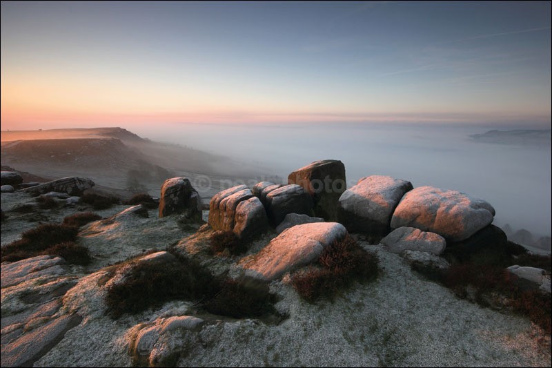 Curbar Frost - Peak District Winter