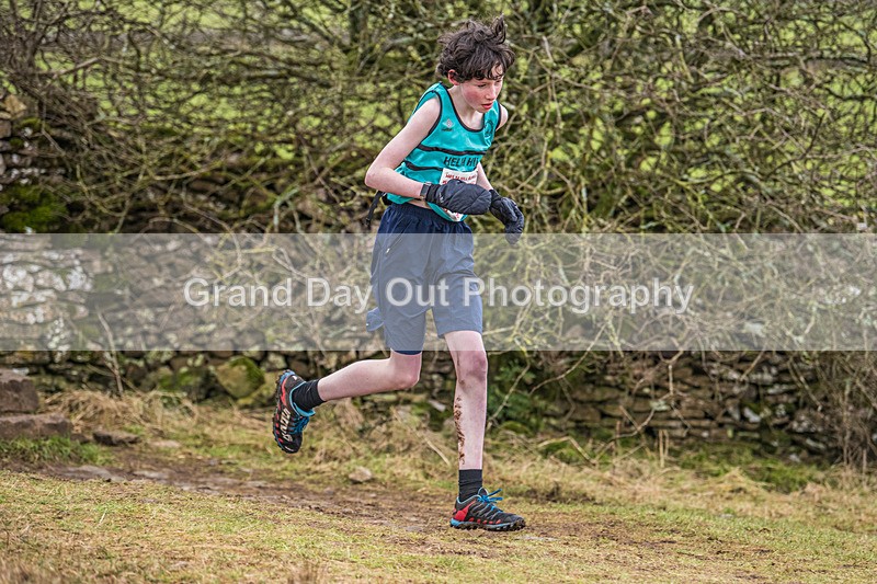 Cunswick U15  U17-35 - Kendal Winter League Cunswick Scar Junior Under 15 & 17 Fell Races Sunday 26th January 2025