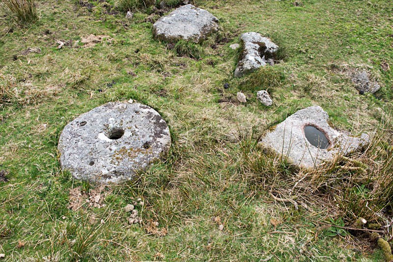 Crazing mill stone - Gobbet / Deep Swincombe tin mine