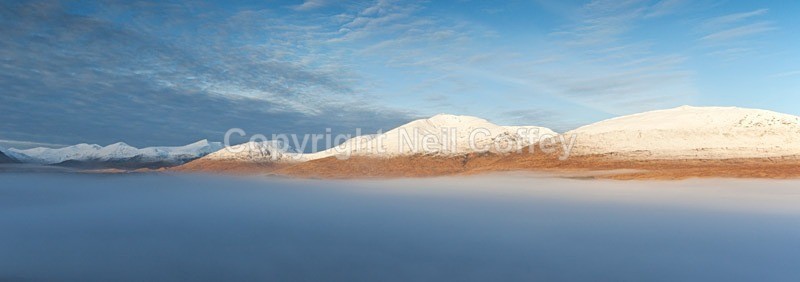 The Tulla & Etive Hills, Argyll & Bute - Panoramic format