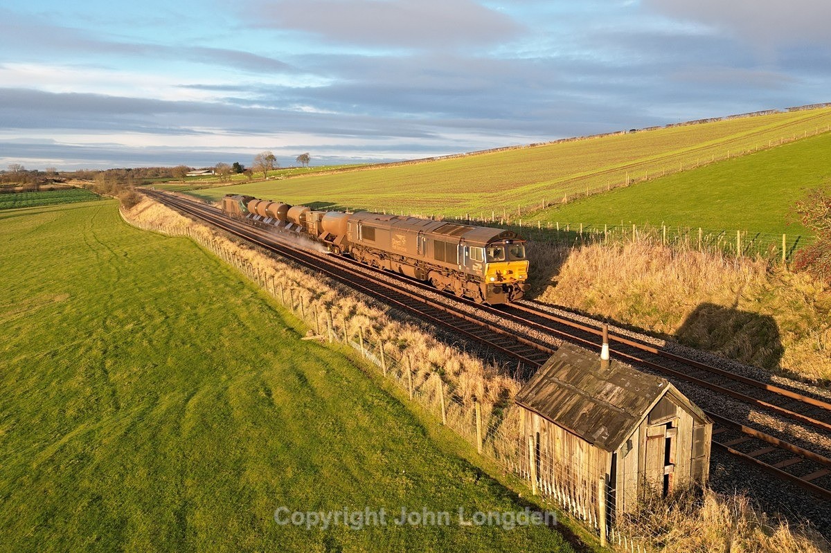 JL - 29.11.23 66423 & 68031 3J11 Carlisle - Carlisle, Staingills - Staingills Farm