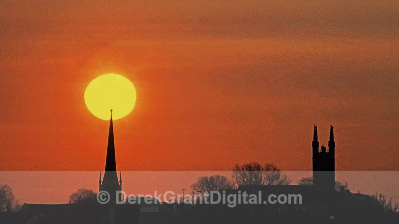 Wildfire Filter Sun at Saint John New Brunswick Canada - Extreme Weather