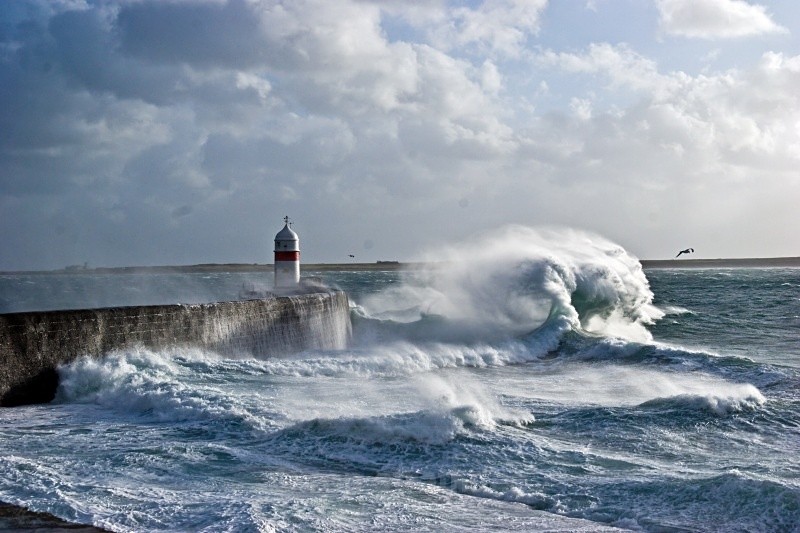 Castletown breakwater - Sea of Man