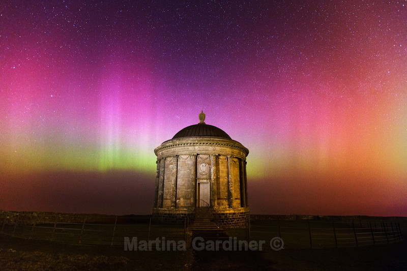 Mussenden Aurora - Ireland by Night
