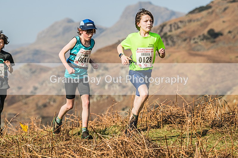 Elterwater-73 - Kendal Winter League Elterwater Under 13 Fell Race Sunday 9th March 2025