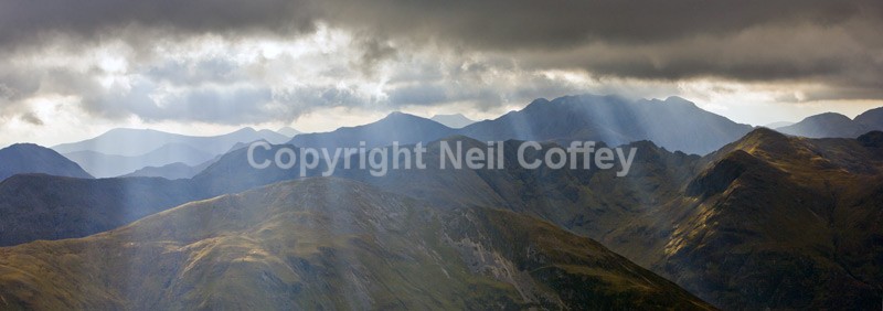 Bidean nam Bian, Glen Coe, Highland - Panoramic format