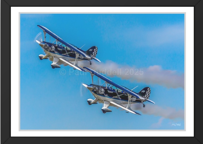 Precision in Flight Air Show Aeroplanes Fine Art Print by Paul Duddell-Whispers & Strokes