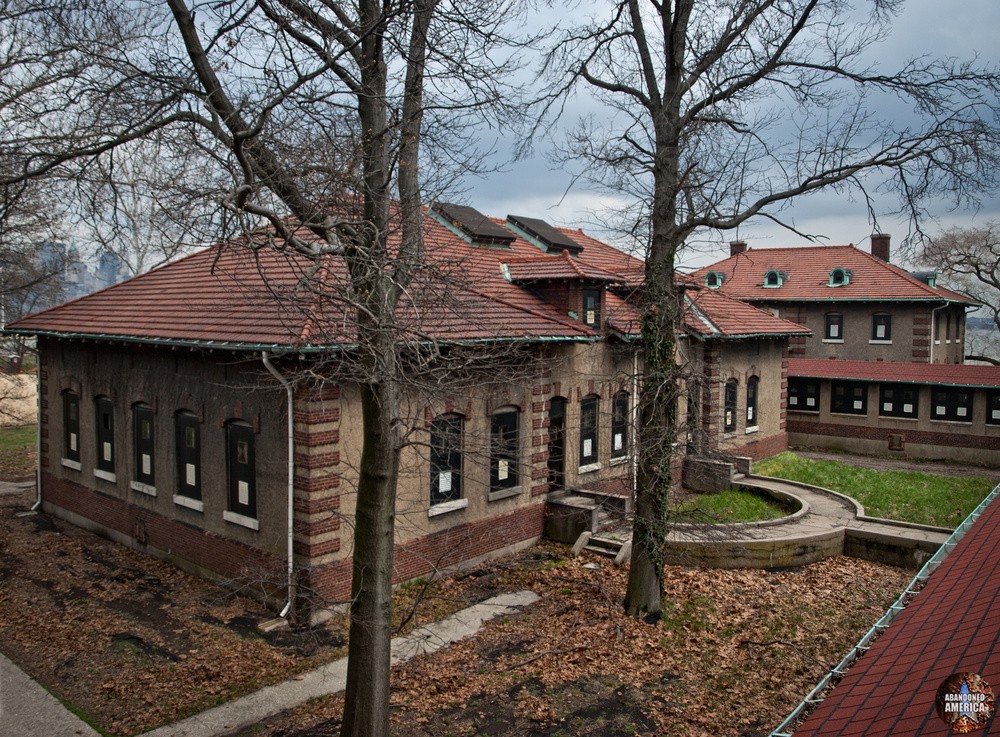 Ellis Island Immigrant Hospital | Bird's Eye View - Ellis Island Immigrant Hospital