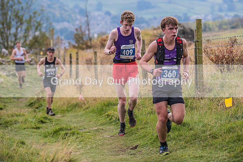 Year 12-13-36 - The English Schools Fell Running Championship Giggleswick Year 12-13 Sunday 6th October 2024