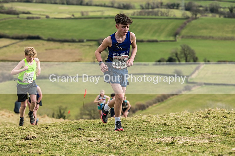 Helm Hill -267 - Kendal Winter League Helm Hill Fell Races (Under 13/15/17 & Seniors) Sunday 16th March 2025