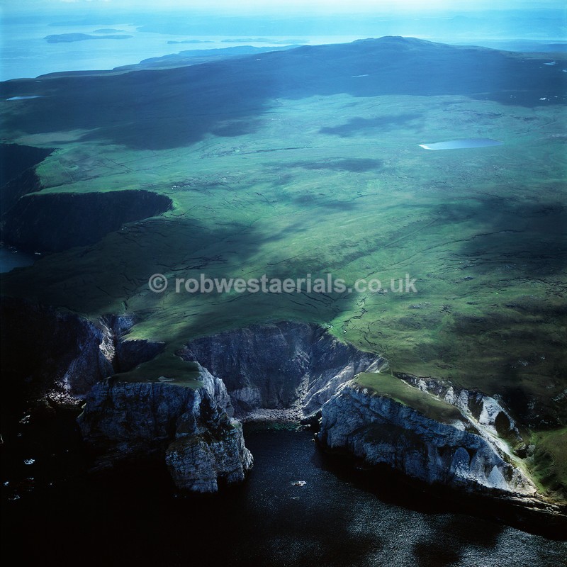 aerial pictures of Scotland north coast coastline