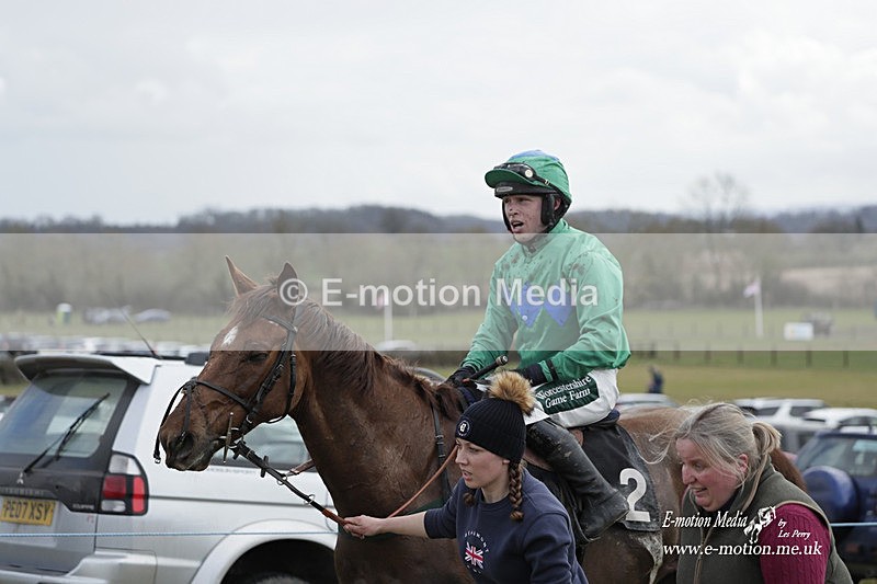 PtP 180323 619 - Shelfield Park Races with Croome & West Warwickshire Hunt  18/03/23