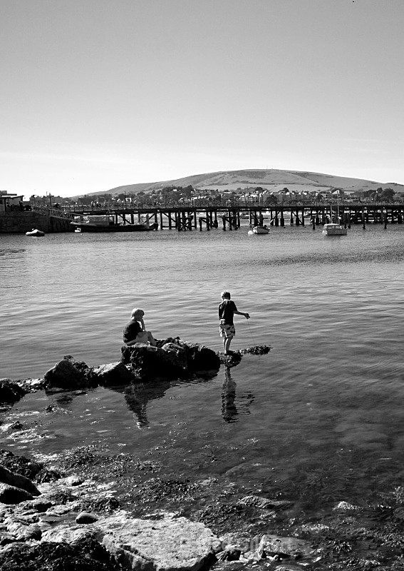 Crabbing, Swanage - The Coast