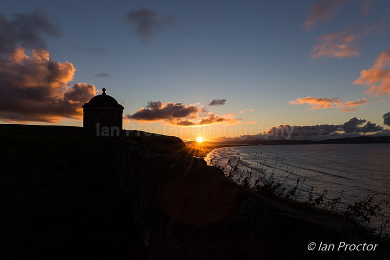 Mussenden Temple at sunset - County Londonderry