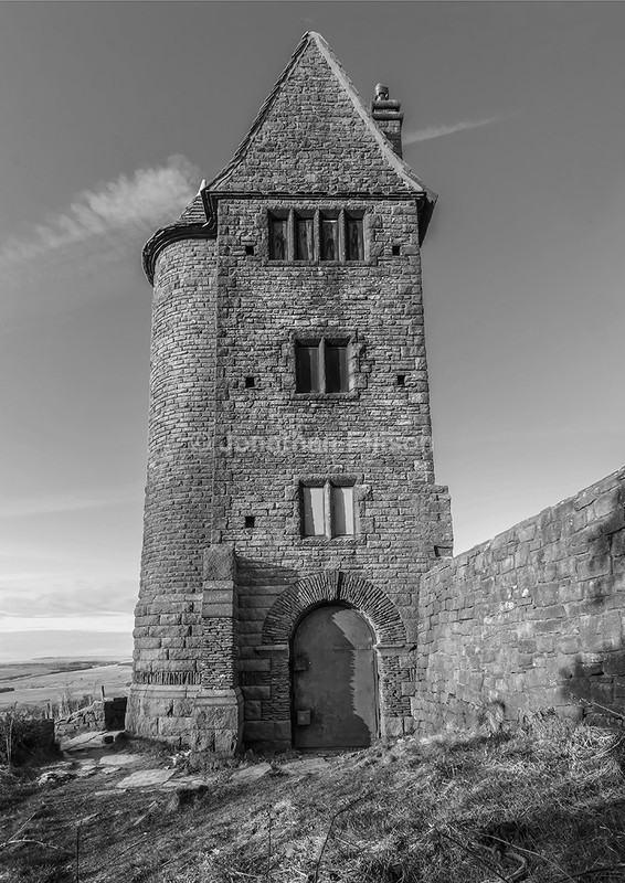 The Pigeon Tower - Black and White