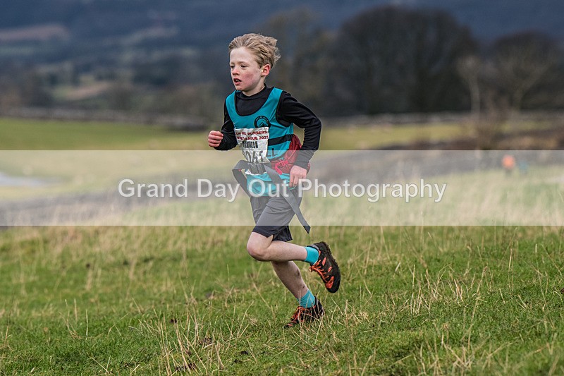 Cunswick U13-198 - Kendal Winter League Cunswick Scar Junior Under 13 Fell Race Sunday 26th January 2025