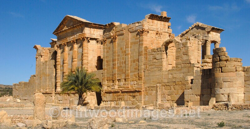 Sbeitla Roman site Forum rear 3 - Tunisia