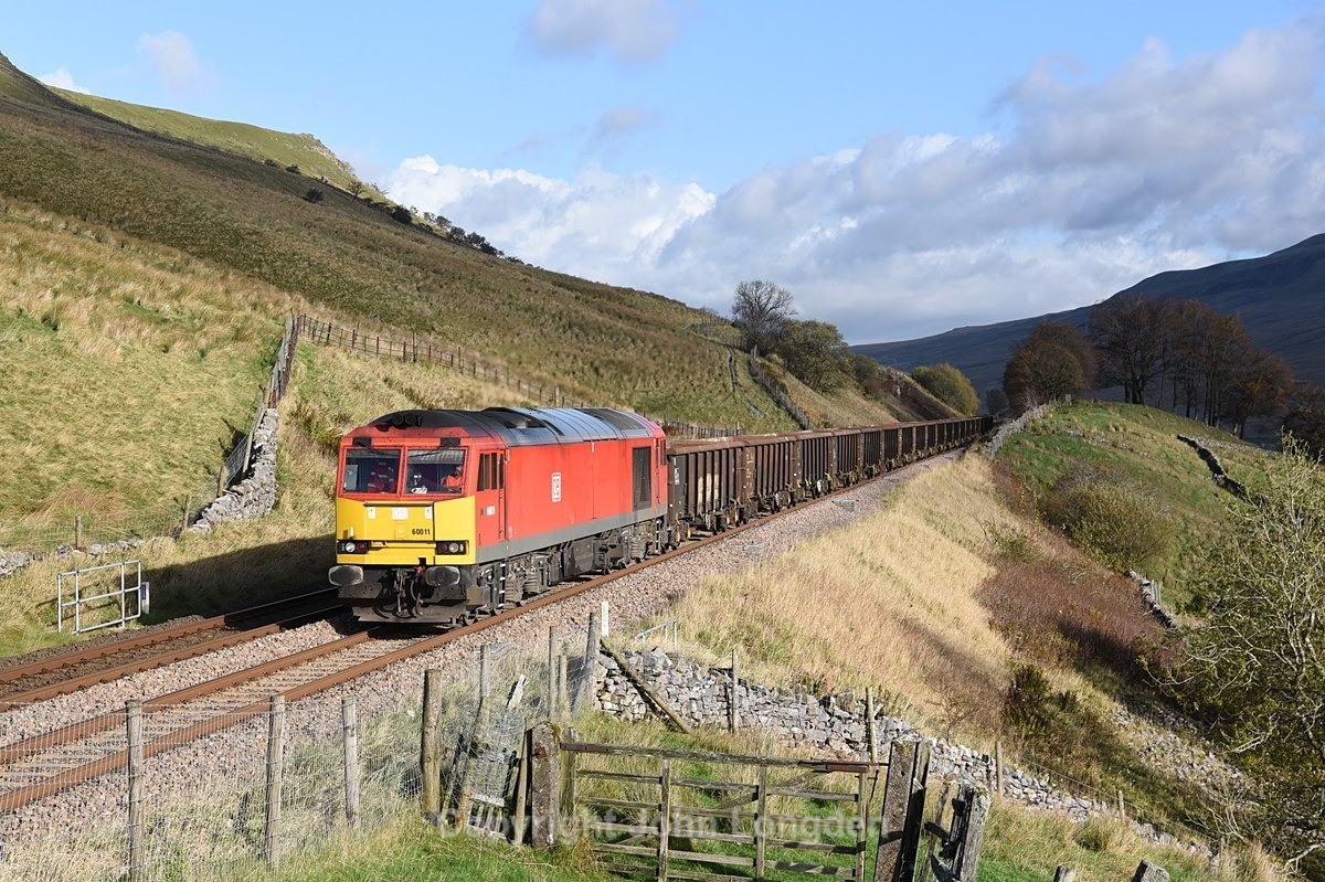 JL - 26.10.22 60011 6E97 Kirkby Thore - Tees Dock, Angerholme - Angerholme