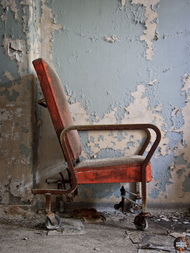 Orange Chair | Norwich State Hospital