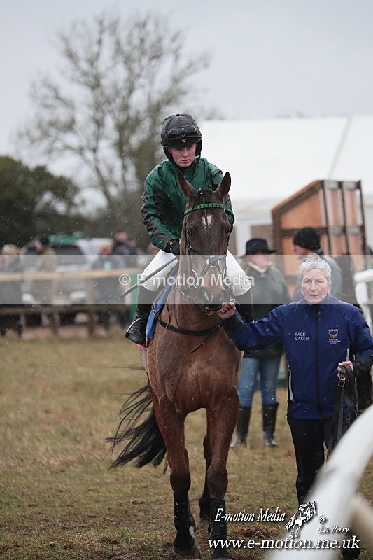 PtP 260125 149 - Cocklebarrow Point-to-Point racing with the Heythrop Hunt 26/01/25