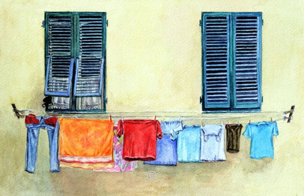 Washing at Lucca. - Italia