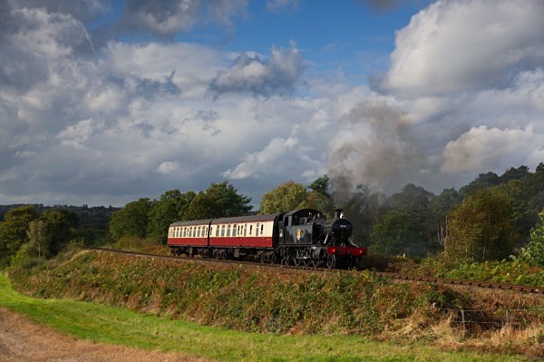 A branch line scene, 4566 at Foley Park, Severn Valley Railway - Trains of Thought