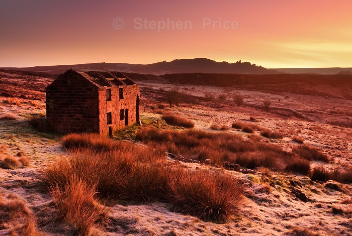 Abandoned Barn | Roaches Peak District Sunrise | Winter Sunrise