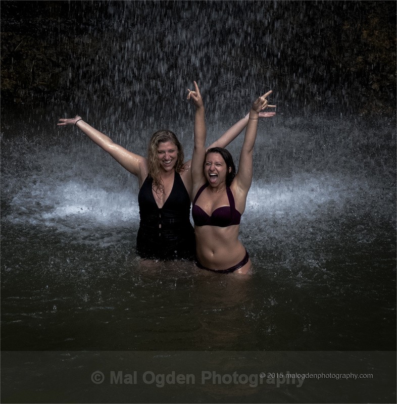 Falls around Laughing - Carribean Islands
