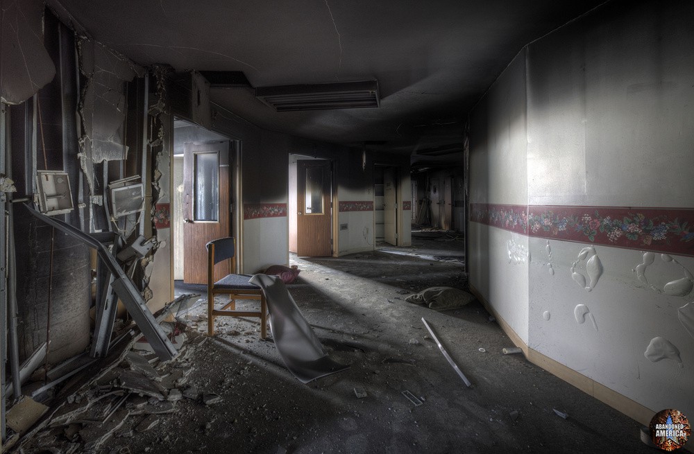 Monsour Medical Center (Jeanette, PA) | Blackened Hallway