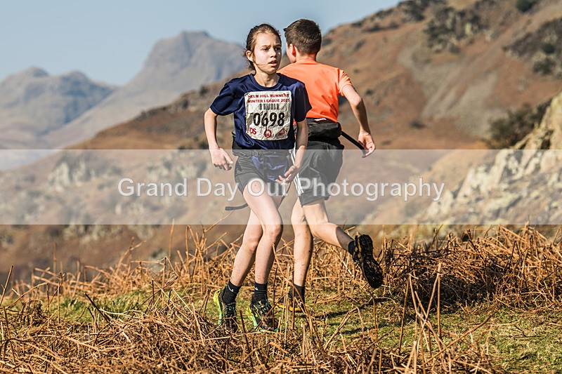 Elterwater-117 - Kendal Winter League Elterwater Under 13 Fell Race Sunday 9th March 2025