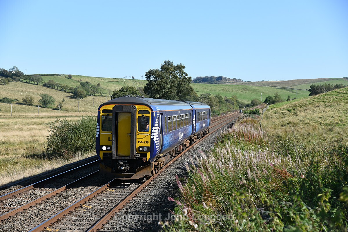 JL - 21.9.19 156436 12:54 Morpeth - Carlisle Nr Burnt Walls - Tyne Valley (west to east)