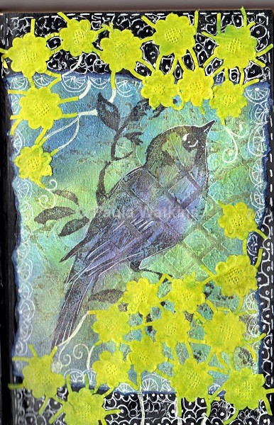 Stamped and collaged - Altered Books and Handmade Books
