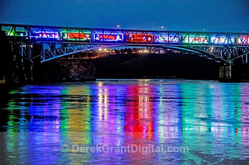 CPKC Holiday Train - Reversing Falls Bridge - Saint John, NB, Canada