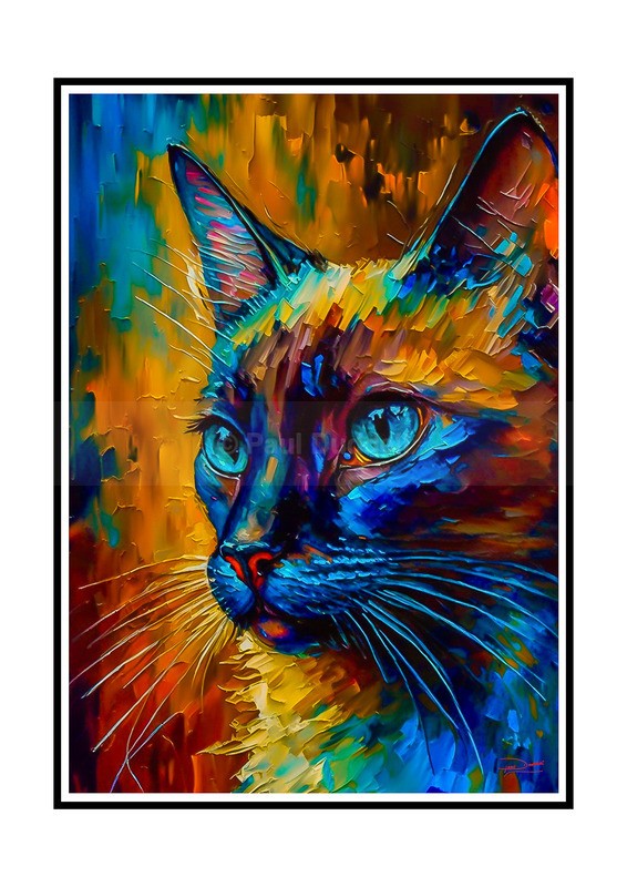 Pulses with Emotion, Cats & Dogs Oil Paintings by Paul Duddell, Whispers & Strokes - Artist, Painter, and Photographer