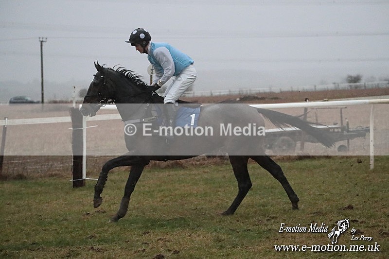PtP 260125 1204 - Cocklebarrow Point-to-Point racing with the Heythrop Hunt 26/01/25