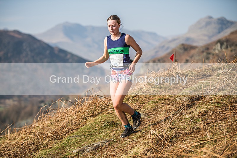 Elterwater-379 - Kendal Winter League Elterwater Under 15/17 Fell Races Sunday 9th March 2025