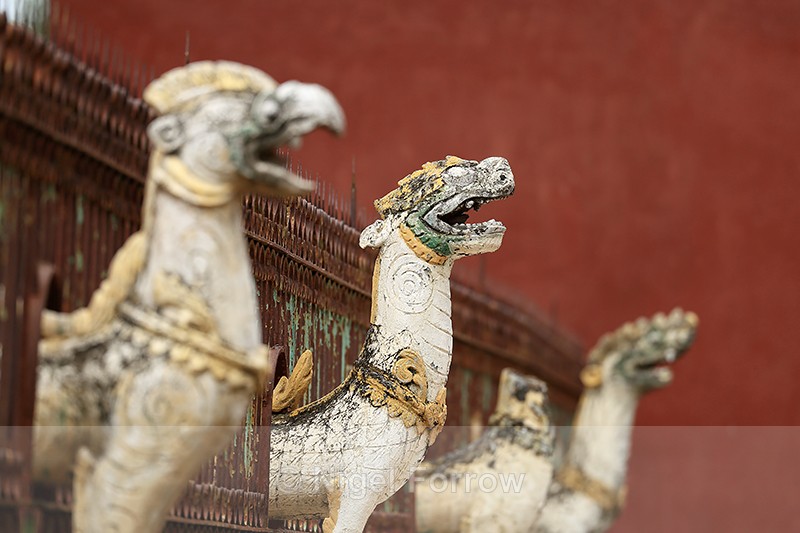 Statues at Damrey Sor Pagoda, Battambang, Cambodia - Cambodia