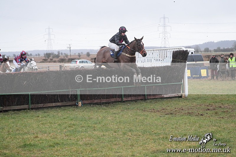 PtP 260125 560 - Cocklebarrow Point-to-Point racing with the Heythrop Hunt 26/01/25