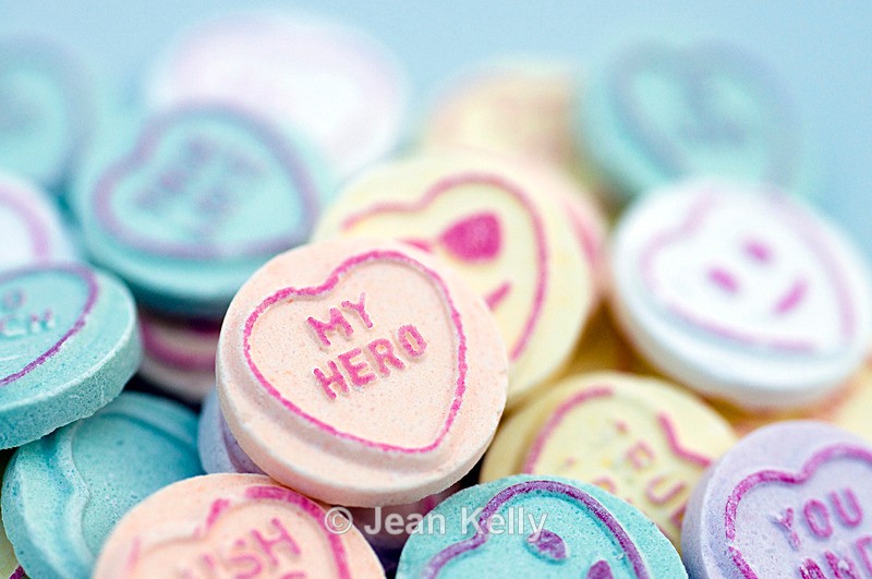 My Hero - Love heart sweets - 8472 - Sweets