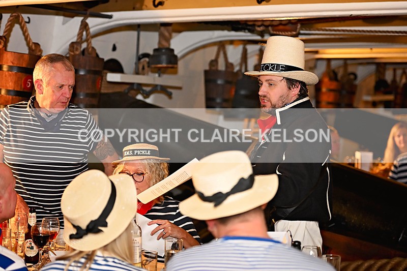 HMS PICKLE-77 - PICKLE NIGHT HMS WARRIOR 1860