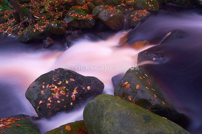 Long Exposure Waterfalls at Padley Gorge - Peak District, UK - Peak District Landscape Photography Gallery