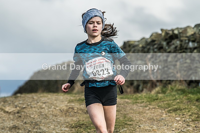 Helm Hill -176 - Kendal Winter League Helm Hill Fell Races (Under 13/15/17 & Seniors) Sunday 16th March 2025