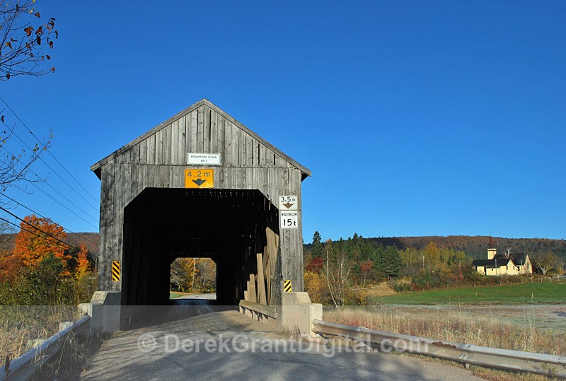 Bloomfield Creek Covered Bridge - 2 - Covered Bridges of New Brunswick