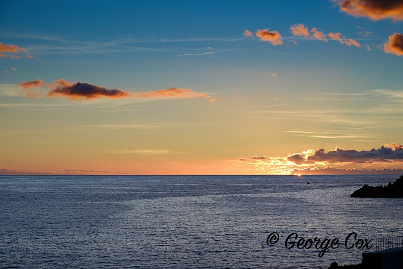 Sunset over the Ocean Madeira - Madeira