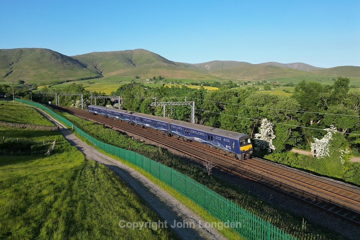 JL - 30.5.23 321334 1M04 Mossend - Birmingham Int, Lowgill - West Coast Main Line (north to south)