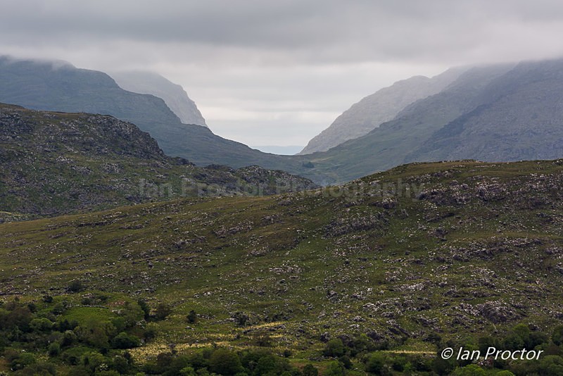 The Gap of Dunloe from Molls Gap, Ring of Kerry, Ireland. - Ireland