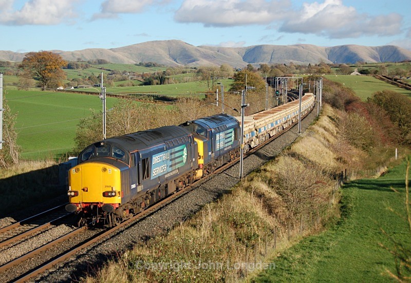 4.11.13 - 37605 & 37259 6K05 Carlisle - Crewe, Docker - West Coast Main Line (north to south)