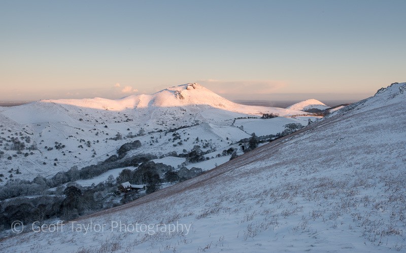 Caer Caradoc, sunrise - Stretton Hills