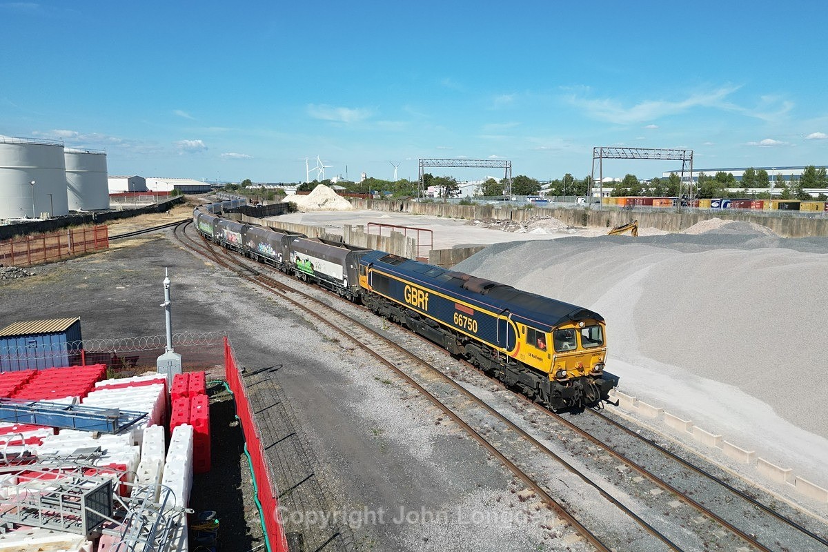 JL - 11.7.25 66750 4B77 Colnbrook - Avonmouth West Wharf, Avonmouth - Latest shots